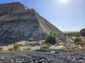 Mine site tailings slime waste dump environment rehabilitation Royalty Free Stock Photo