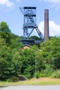 The mine tower for black coal mining - Landek 4 Royalty Free Stock Photo