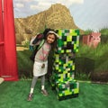 Minecraft Girl with Creeper