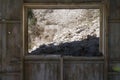 Mined Diatomaceous Earth in Abandoned Mine