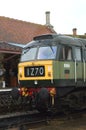 British Rail Class 47 Diesel Locomotive North Star outside Minehead Station