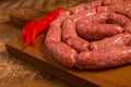 Mineira Sausage. Brazilian food Royalty Free Stock Photo