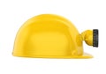 Miner Helmet with Lamp Isolated