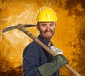 Miner manual worker Royalty Free Stock Photo