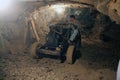 Miner at the Wanda mines in the Misiones Province, Argentina Royalty Free Stock Photo