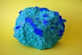 Mineral Azurite Royalty Free Stock Photo