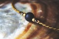 Mineral stone bead tiny bracelet