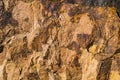 Mineral colored rocks Royalty Free Stock Photo