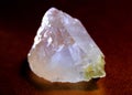 Mineral gemstone white quartz