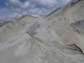 Mineral Heaps in Industrial Stone-Pit Park