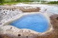 Mineral hot spring Blesi in Haukadalu valley Royalty Free Stock Photo