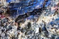 Mineral Labrador. The texture of the mineral. Macro shooting of natural gemstone. The raw mineral. Abstract background.