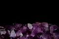 Mineral purple Amethyst crystal quartz texture Royalty Free Stock Photo