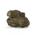 The mineral raw materials 3d rendering