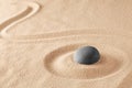 Mineral stone therapy for a quiet peace of mind through zen meditation