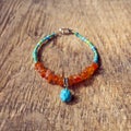 Mineral stone yoga bracelet