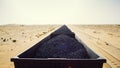 Mineral train in Mauritania Royalty Free Stock Photo