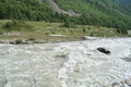 Mineral water, Baspa river in full flow in Himachal Pradesh, India