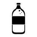 Mineral water bottle fresh pictogram