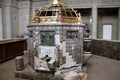 Drinking fountain, inside the Trinkkuranlage, mineral water therapy facility, in the Kurpark, Bad Nauheim, Hesse