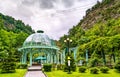 The Mineral Water Pavilion in the Central Park of Borjomi, Georgia