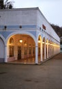 Mineral water pavilion at Jozef Dietl square in Iwonicz-Zdroj. Poland