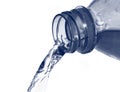 Mineral water pouring bottle Royalty Free Stock Photo