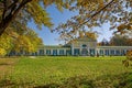 Mineral water spring colonnade - Frantiskovy Lazne Royalty Free Stock Photo