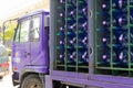 Mineral water truck