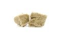 Mineral wool for insulation. The fiberglass