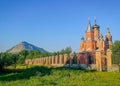 Intercession Cathedral in Mineralnye Vody city Royalty Free Stock Photo