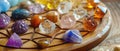 Minerals, Crystals, Semi precious Gemstones, Magic still life for Crystal Energy Healing