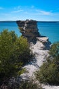 Miners Castle at Pictured Rock National Lakeshore Royalty Free Stock Photo