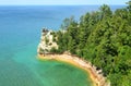 Miners Castle at Pictured Rocks National Lakeshore Royalty Free Stock Photo