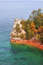 Miners Castle point in Pictured lakes national lake shore