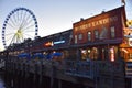 Miners Landing on Pier 57 in Seattle, Washington Royalty Free Stock Photo