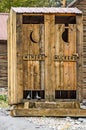 Miners and Muckers Outhouse Royalty Free Stock Photo