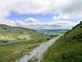 Miners path in the Coppermines valley, Coniston Royalty Free Stock Photo
