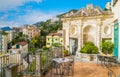 Minerva`s Garden in Salerno, Campania, Italy. Royalty Free Stock Photo