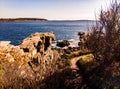 Maine's Rock Bound Coastline Royalty Free Stock Photo