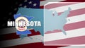 Minesota Countered Flag and Information Panel