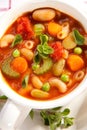 Minestrone soup Royalty Free Stock Photo