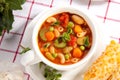 Minestrone soup Royalty Free Stock Photo