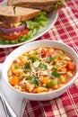 Minestrone soup