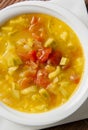 Minestrone soup Royalty Free Stock Photo