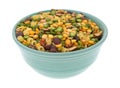 Minestrone soup mix in a bowl Royalty Free Stock Photo