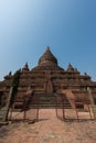 Mingala zedi Pagoda temple in Bagan,Myanmar Royalty Free Stock Photo