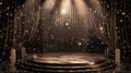 Mingling with the stars of the past this vintage glamour themed background exudes elegance and sophistication. The stage