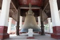 Mingun Bell Mandalay Sagaing, Myanmar the 2nd largest working bell in the world - Myanmar word in the photo is detail and history