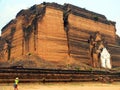 Mingun (Mantara Gyi) Pagoda (Built 1790-7) Royalty Free Stock Photo